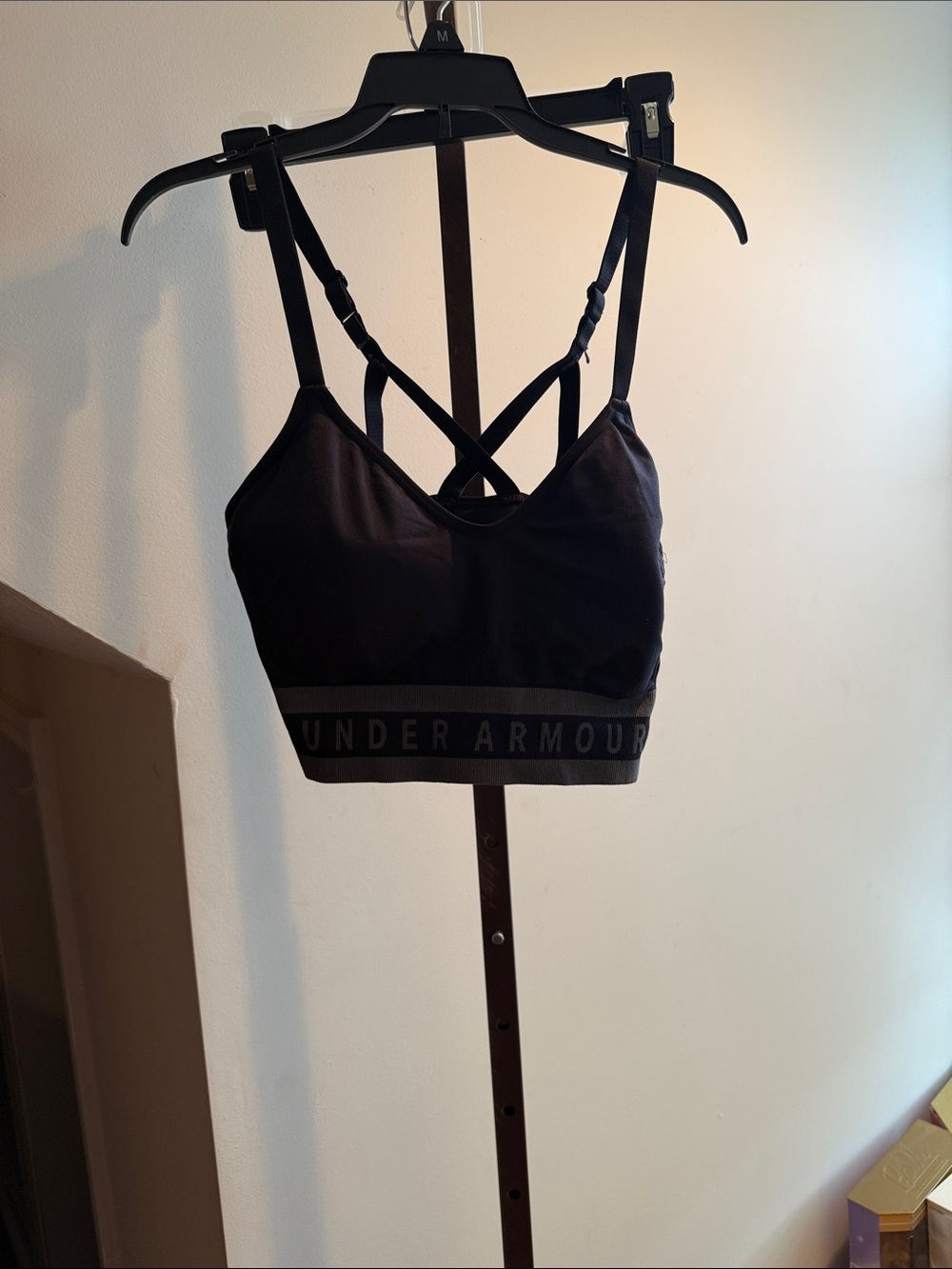 Under Armour Black Crisscross Low-Impact Sports Bra